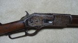 EARLY 1876 SECOND MODEL .45-60 CAL., 28" OCTAGON RIFLE, #14XXX, MADE 1881 - 3 of 20