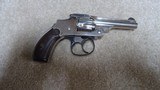 SPECTACULAR CONDITION ANTIQUE S&W
FIRST MODEL .32 SAFETY HAMMERLESS, BRIT. PROOFS, C.1888-1890 - 2 of 9