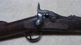 FINE INDIAN WARS 1879 TRAPDOOR CARBINE, #132XXX, WITH LIGHT BUT LEGIBLE 1879 DATED STOCK CARTOUCHE - 3 of 23