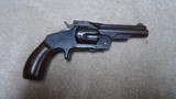 VERY RARE BLUE FINISH/SMOOTH WALNUT GRIP S&W “BABY RUSSIAN” ONLY MADE 1876-1877 - 2 of 15
