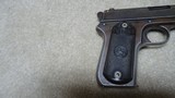 VERY EARLY MODEL 1903 .38 ACP POCKET HAMMER AUTO PISTOL, #19XXX, MADE 1904 WITH ROUND “STUB” HAMMER - 11 of 14
