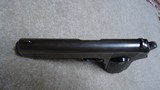 VERY EARLY MODEL 1903 .38 ACP POCKET HAMMER AUTO PISTOL, #19XXX, MADE 1904 WITH ROUND “STUB” HAMMER - 4 of 14