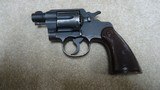 EARLY AND EXTREMELY SCARCE WORLD WAR II COLT COMMANDO REVOLVER WITH 2 INCH BARREL, #12XXX, MADE 1942 - 1 of 14