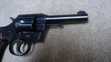 MINTY CONDITION WORLD WAR II ISSUE COLT OFFICIAL POLICE .38 SPECIAL, 4” BARREL, #691979 - 13 of 16