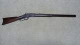 VERY FINE CONDITION SPECIAL ORDER 1873 .44-40 RIFLE WITH FACTORY EXTRA LONG 26" OCT. BARRE, c.1886 - 1 of 22