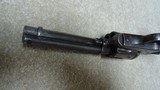 ANTIQUE, BLACK POWDER FRAME SINGLE ACTION ARMY, .38-40, 4 ¾,” #162XXX, FACTORY LETTER, SHIPPED 1895.   - 7 of 14