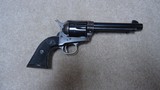 EXCELLENT 2ND GENERATION SINGLE ACTION ARMY .45 COLT CALIBER, 5 1/2" BARREL, #26XXXSA, MADE 1959 - 1 of 16