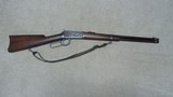 EARLY, ANTIQUE SERIAL NUMBER 1894 SADDLE RING CARBINE IN DESIRABLE .38-55 CALIBER, #26XXX, MADE 1897 - 1 of 20