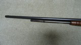 UNUSUAL MODEL 12 PUMP ACTION IN VERY SCARCE .22 RF SMOOTH BORE CHAMBERING FOR .22 SHOT SHELLS - 14 of 22
