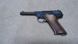 HUNTSMAN, .22 LONG RIFLE SEMI-AUTO PISTOL WITH 4 ½” BARREL, #063XXX S, MADE 1974 - 1 of 18