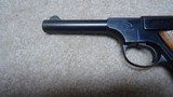 HUNTSMAN, .22 LONG RIFLE SEMI-AUTO PISTOL WITH 4 ½” BARREL, #063XXX S, MADE 1974 - 11 of 18