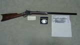 RARE SHILOH OFFERING! .45-70 CALIBER “HARTFORD MODEL” COMMEMORATIVE RIFLE OF WHICH ONLY 100 WERE MADE - 1 of 20