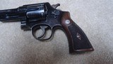 SCARCE MODEL 1926 .44 HAND EJECTOR 3RD MODEL, DESIREABLE BLUE, 5,” MADE 1938 - 10 of 14