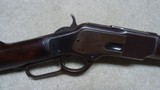SPECIAL ORDER 1873 .44-40 SRC, CRESCENT BUTT, SET TRIGGER, MADE 1888, WILL LETTER - 3 of 20