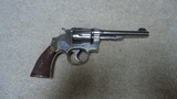 VERY HIGH CONDITION .32-20 HAND EJECTOR MODEL 1905, 4TH CHANGE, 5” BARREL, NICKEL FINISH, #86XXX, C.1918-19 - 2 of 14