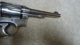 VERY HIGH CONDITION .32-20 HAND EJECTOR MODEL 1905, 4TH CHANGE, 5” BARREL, NICKEL FINISH, #86XXX, C.1918-19 - 12 of 14
