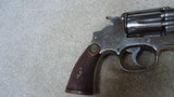VERY HIGH CONDITION .32-20 HAND EJECTOR MODEL 1905, 4TH CHANGE, 5” BARREL, NICKEL FINISH, #86XXX, C.1918-19 - 11 of 14