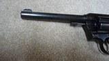PRE-WAR, LIMITED PRODUCTION .22 LONG RIFLE CHAMBERED OFFICIAL POLICE, 6”
WITH “T. H. P. No. 4” STAMPED BUTT - 10 of 15
