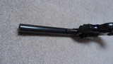 PRE-WAR, LIMITED PRODUCTION .22 LONG RIFLE CHAMBERED OFFICIAL POLICE, 6”
WITH “T. H. P. No. 4” STAMPED BUTT - 7 of 15