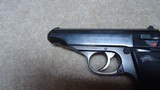 CLASSIC “MADE IN W. GERMANY” WALTHER PP .380 ACP PISTOL, WITHOUT ANY IMPORT STAMPINGS, NEW IN BOX, 1973 - 9 of 9