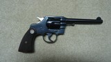 MINTY EXAMPLEFROM THE GREAT DEPRESSION OFFICIAL POLICE, 6” BARREL, .38 SPECIAL, #575XXX, MADE 1932 - 2 of 13