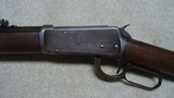 RARE CONFIGURATION ANTIQUE 1894 .38-55
HALF OCTAGON BARREL AND FULL MAGAZINE RIFLE, #89XXX - 4 of 22