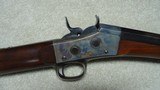 REMINGTON No. 1 ROLLING BLOCK SPORTER, VIVID CASE COLOR/BLUE, SUPERB OVERALL - 4 of 21