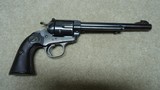 PROBABLY PRE-WAR COLT BISLEY CONVERSION TO ADJUSTABLE SIGHT TARGET MODEL, .45 COLT CALIBER, 7 1/2”, - 1 of 16
