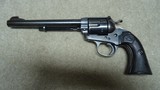 PROBABLY PRE-WAR COLT BISLEY CONVERSION TO ADJUSTABLE SIGHT TARGET MODEL, .45 COLT CALIBER, 7 1/2”, - 2 of 16