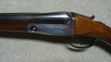 CLASSIC PARKER TROJAN 12 GAUGE SIDE BY SIDE DOUBLE SHOTGUN, #195XXX, MADE 1921. - 4 of 21