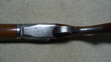 CLASSIC PARKER TROJAN 12 GAUGE SIDE BY SIDE DOUBLE SHOTGUN, #195XXX, MADE 1921. - 7 of 21
