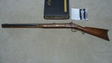 JONATHAN BROWNING MOUNTAIN RIFLE, .50 CALIBER PERCUSSION HALF STOCK "HAWKEN STYLE" MUZZLE LOADER - 2 of 24