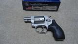 S&W MODEL 637-2 STAINLESS STEEL, 1.875" BARREL,  AIRWEIGHT .38 SPECIAL +P CALIBER "J" FRAME REVOLVER. - 2 of 5