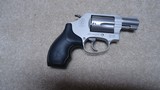 S&W MODEL 637-2 STAINLESS STEEL, 1.875" BARREL,  AIRWEIGHT .38 SPECIAL +P CALIBER "J" FRAME REVOLVER. - 3 of 5