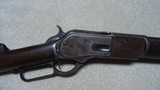 SPECIAL ORDER 1876 "SHORT RIFLE" WITH 24" OCTAGON BARREL, SET TRIGGER, .45-60,, #29XXX, FACTORY LETTER - 3 of 21