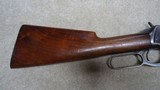 SPECIAL ORDER 1894 .38-55 OCTAGON TAKEDOWN RIFLE WITH SHOTGUN BUTT, FANCY WALNUT, #296XXX, MADE 1906 - 8 of 23