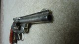 VERY RARE S&W REVOLVER, MODEL OF 1891 (.38 SINGLE ACTION 3RD MODEL), #5XXX, MADE 1891-1911 - 13 of 15