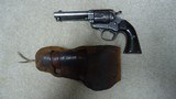  COLORFUL, FRONTIER USED BISLEY WITH HOLSTER, .32-20, 4 3/4" BARREL, #310XXX, MADE 1909. - 2 of 15
