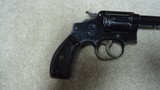 EXCELLENT CONDITION, RARELY SEEN 1899 FIRST MODEL MILITARY & POLICE, .38 SPECIAL, 6 1/2" MADE 1899-1902. - 13 of 16