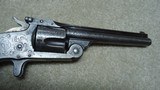 EXCEEDINGLY RARE  S&W FACTORY ENGRAVED "MEXICAN MODEL" .38 S&W CAL. REVOLVER WITH S&W FACTORY LETTER - 12 of 14