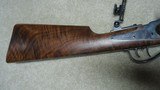 STUNNING, VERY FANCY SHILOH SHARPS .45-70 SADDLE RIFLE WITH 30" HEAVY OCTAGON BARREL IN NEW CONDITION - 7 of 15