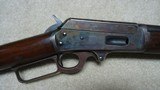 HIGH CONDITION MARLIN 1893 .30-30 ROUND BARREL RIFLE, #D7XX, MADE ABOUT 1905/1906. - 3 of 21