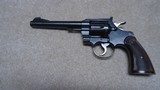 BEAUTIFUL CONDITION EARLY PRODUCTION OFFICERS MODEL MATCH, .22LR REVOLVER, #77XXX, MADE 1959 - 1 of 15