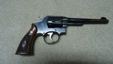 PRE-WAR .32-20 1905 HAND EJECTOR, 4TH CHANGE REVOLVER WITH 6" BARREL, #140XXX, MADE LATE 1930s. - 2 of 15