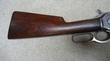 1886  EXTRA LIGHT .33 WCF CALIBER SOLID FRAME RIFLE WITH SCARCE FULL MAGAZINE, #141XXX, MADE 1906 - 7 of 20