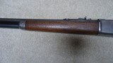 1886  EXTRA LIGHT .33 WCF CALIBER SOLID FRAME RIFLE WITH SCARCE FULL MAGAZINE, #141XXX, MADE 1906 - 12 of 20