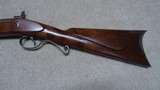 JONATHAN BROWNING MOUNTAIN RIFLE WITH DESIRABLE STEEL TRIGGER GUARD AND MOUNTINGS, .50 CAL - 14 of 22
