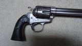  BISLEY IN SCARCE AND DESIRABLE .45 COLT CALIBER WITH 7 1/2" BARREL, #238XXX , MADE 1903, WITH FACTORY LETTER - 13 of 16