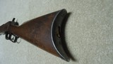 EARLY, FIRST MODEL "OPEN TOP" 1876 ROUND BARREL RIFLE, .45-75 CALIBER, #5XX, MADE 1876. - 10 of 20