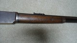 EARLY, FIRST MODEL "OPEN TOP" 1876 ROUND BARREL RIFLE, .45-75 CALIBER, #5XX, MADE 1876. - 8 of 20